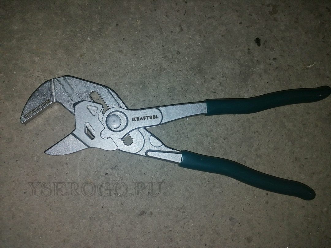 Переставные клещи с фиксацией и параллельными губками, аналог Knipex